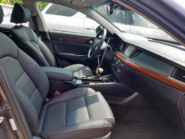 KNALC4J15J5096941 - 2018 KIA CADENZA LU GRAY photo 5