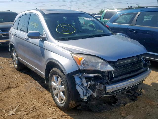 JHLRE48727C101098 - 2007 HONDA CR-V EXL SILVER photo 1