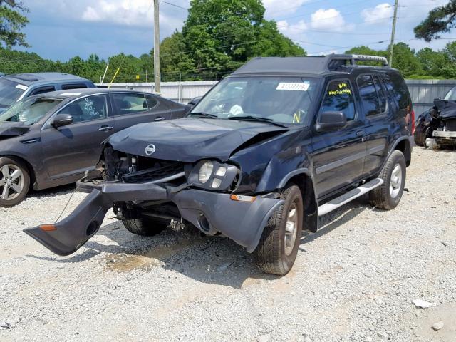 5N1ED28T64C600896 - 2004 NISSAN XTERRA XE BLACK photo 2