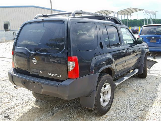 5N1ED28T64C600896 - 2004 NISSAN XTERRA XE BLACK photo 4