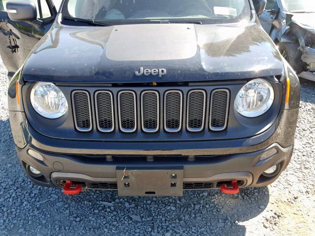 ZACCJBCT5FPC00094 - 2015 JEEP RENEGADE T BLACK photo 7