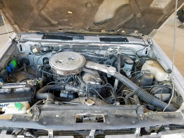 1N6ND11S1GC381153 - 1986 NISSAN D21 SHORT SILVER photo 7