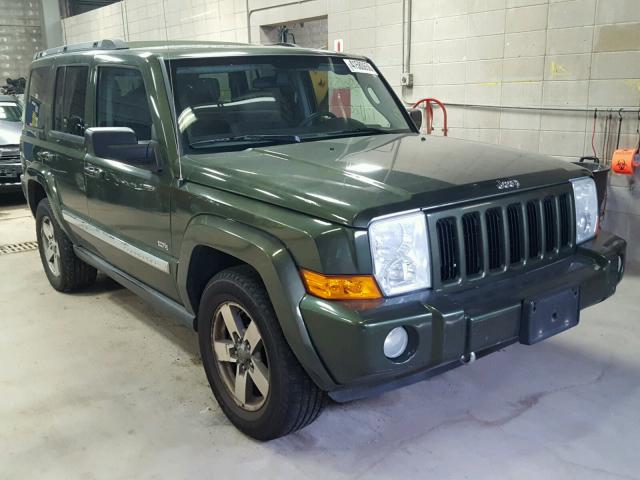 1J8HG48K96C304021 - 2006 JEEP COMMANDER GREEN photo 1
