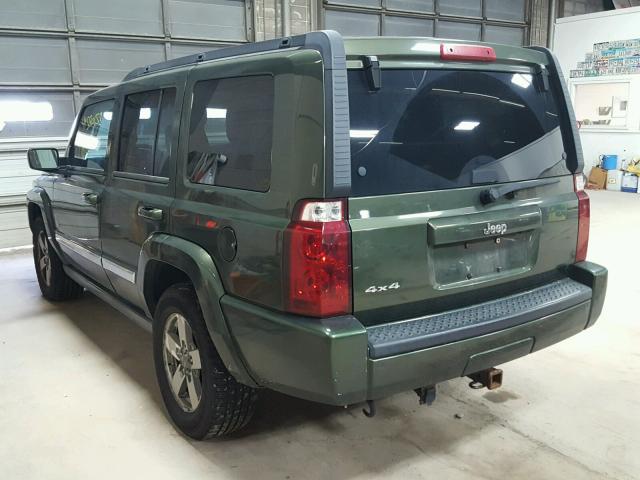1J8HG48K96C304021 - 2006 JEEP COMMANDER GREEN photo 3