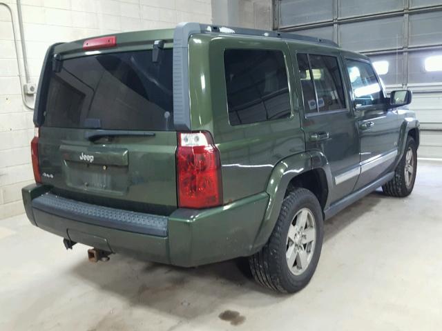 1J8HG48K96C304021 - 2006 JEEP COMMANDER GREEN photo 4