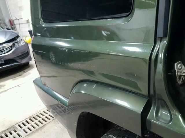 1J8HG48K96C304021 - 2006 JEEP COMMANDER GREEN photo 9