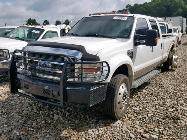 1FTXW43R48EE03279 - 2008 FORD F450 SUPER WHITE photo 2