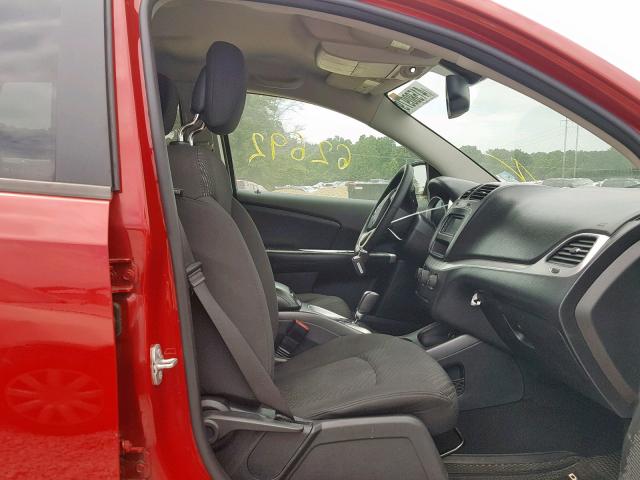 3C4PDCGBXGT181794 - 2016 DODGE JOURNEY CR RED photo 5