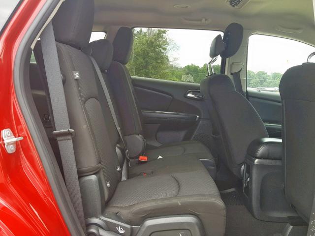 3C4PDCGBXGT181794 - 2016 DODGE JOURNEY CR RED photo 6