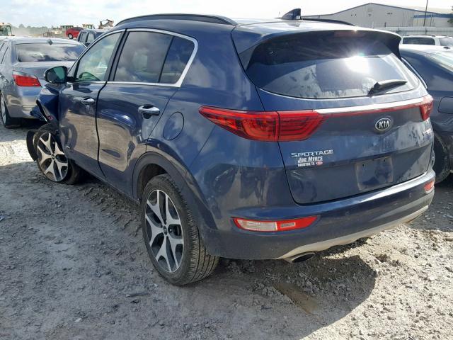 KNDPR3A63K7505971 - 2019 KIA SPORTAGE S BLUE photo 3