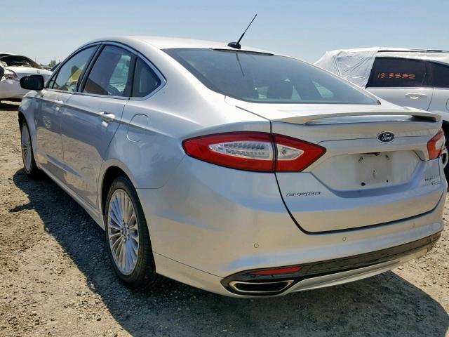 3FA6P0K93GR319250 - 2016 FORD FUSION TIT SILVER photo 3