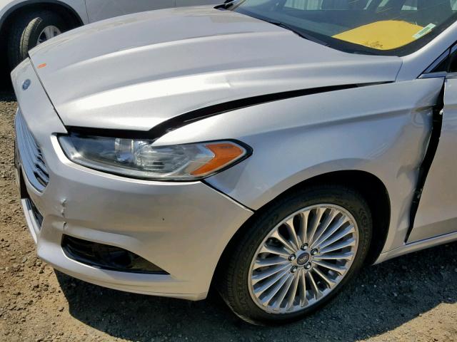 3FA6P0K93GR319250 - 2016 FORD FUSION TIT SILVER photo 9