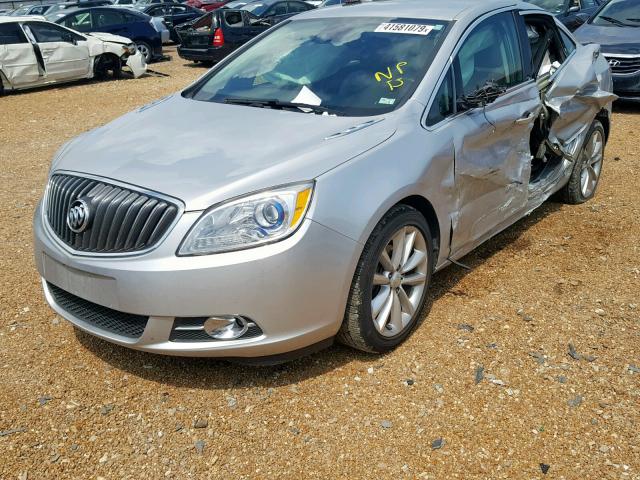 1G4PR5SK9E4199545 - 2014 BUICK VERANO CON SILVER photo 2