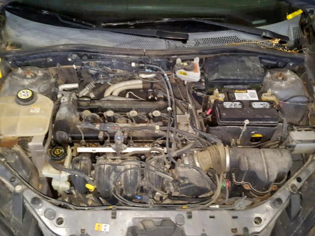 1FAHP34N17W244517 - 2007 FORD FOCUS ZX4 GRAY photo 7