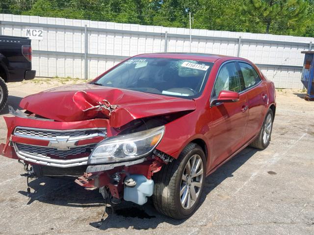 1G11H5SA3DF123481 - 2013 CHEVROLET MALIBU LTZ წითელი ფოტო 2