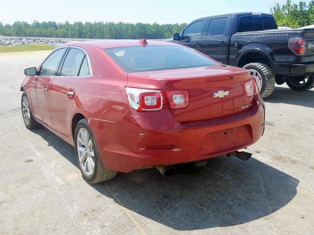 1G11H5SA3DF123481 - 2013 CHEVROLET MALIBU LTZ წითელი ფოტო 3