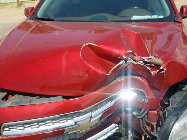 1G11H5SA3DF123481 - 2013 CHEVROLET MALIBU LTZ წითელი ფოტო 7