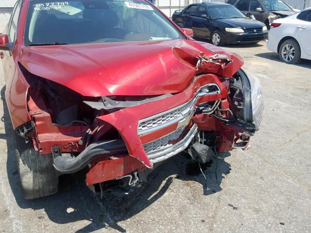 1G11H5SA3DF123481 - 2013 CHEVROLET MALIBU LTZ წითელი ფოტო 9