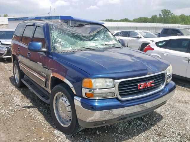 1GKEC13Z53R180674 - 2003 GMC YUKON BLUE photo 1