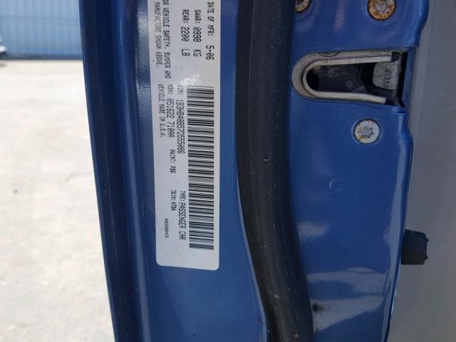 1B3HB48B57D555086 - 2007 DODGE CALIBER SX BLUE photo 10