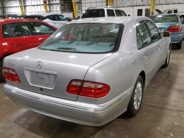 WDBJF65J3YB162095 - 2000 MERCEDES-BENZ E 320 SILVER photo 4