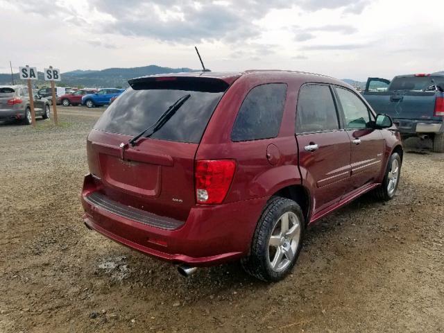 2CKDL637986286463 - 2008 PONTIAC TORRENT GX MAROON photo 4