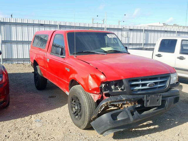 1FTYR10D83PB06399 - 2003 FORD RANGER RED photo 1