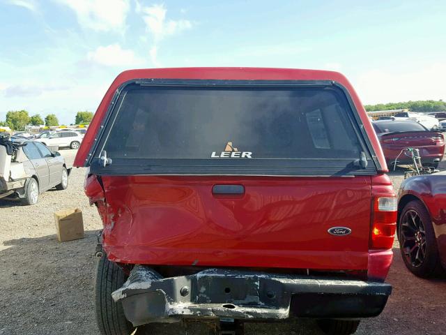 1FTYR10D83PB06399 - 2003 FORD RANGER RED photo 6