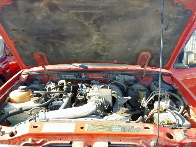 1FTYR10D83PB06399 - 2003 FORD RANGER RED photo 7