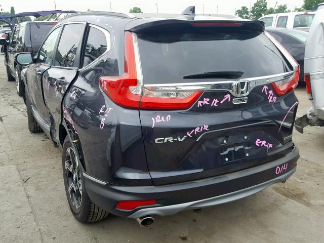 2HKRW1H97JH517461 - 2018 HONDA CR-V TOURI GRAY photo 3