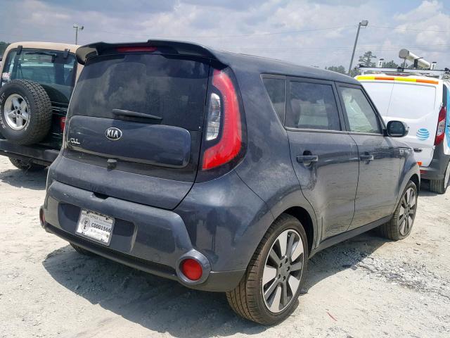 KNDJX3A53E7033634 - 2014 KIA SOUL ! BLUE photo 4