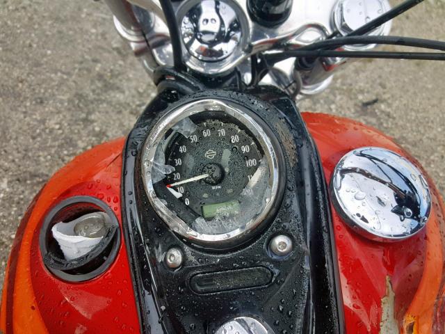 1HD1GPM17CC317562 - 2012 HARLEY-DAVIDSON FXDWG DYNA RED photo 8