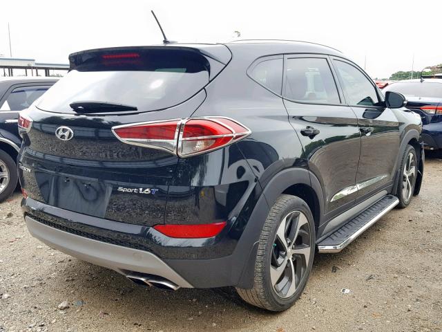 KM8J33A24HU319527 - 2017 HYUNDAI TUCSON LIM BLACK photo 4