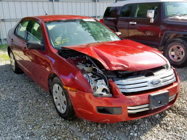 3FAHP06Z99R113825 - 2009 FORD FUSION S RED photo 1