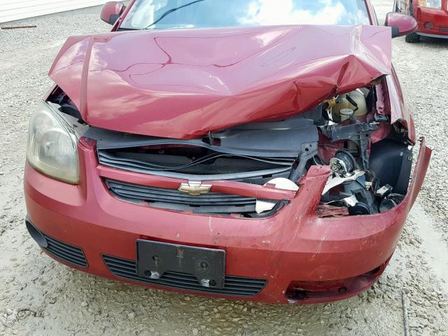 1G1AL58F787263910 - 2008 CHEVROLET COBALT LT RED photo 9