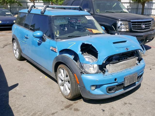 WMWZG3C55DT576616 - 2013 MINI COOPER S C BLUE photo 1