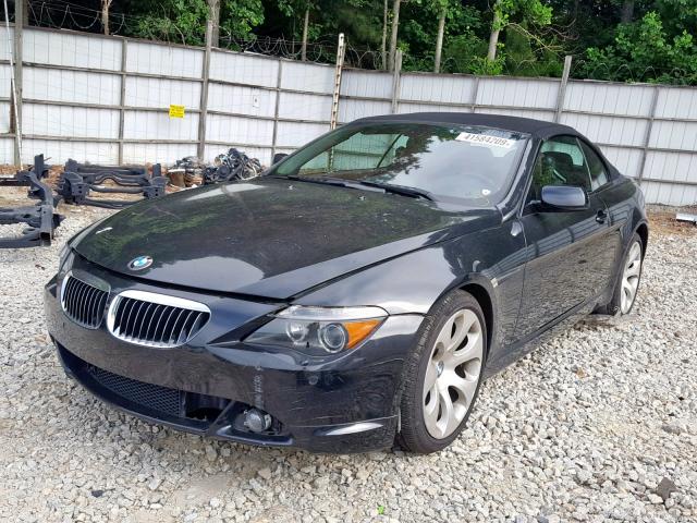 WBAEK13416CN76060 - 2006 BMW 650 I BLACK photo 2