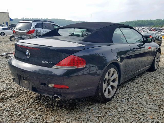 WBAEK13416CN76060 - 2006 BMW 650 I BLACK photo 4