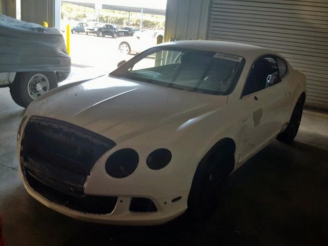 SCBFU7ZA8DC084689 - 2013 BENTLEY CONTINENTA WHITE photo 2