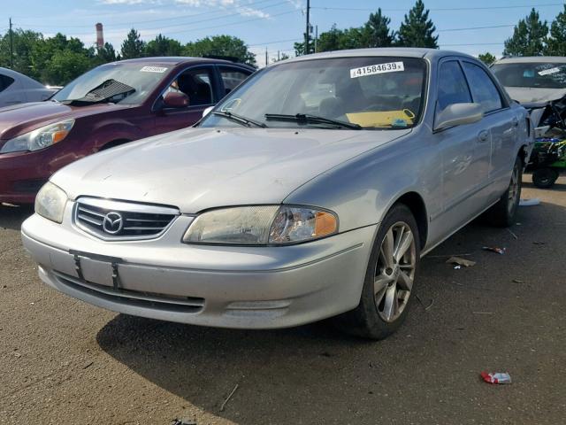 1YVGF22D9Y5107355 - 2000 MAZDA 626 ES SILVER photo 2