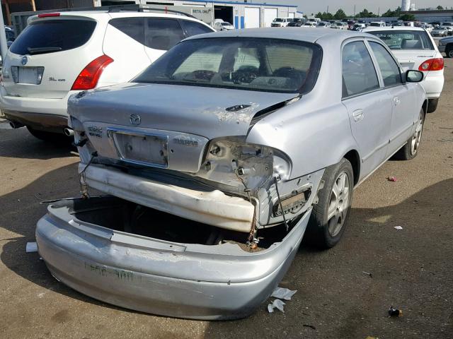 1YVGF22D9Y5107355 - 2000 MAZDA 626 ES SILVER photo 4