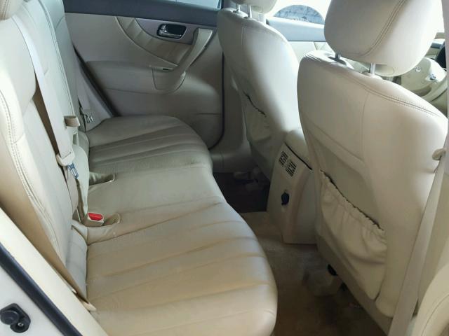 JN8AS1MW0CM152140 - 2012 INFINITI FX35 WHITE photo 6