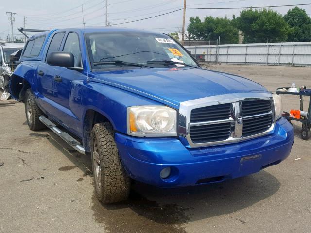 1D7HW48P37S224572 - 2007 DODGE DAKOTA QUA BLUE photo 1