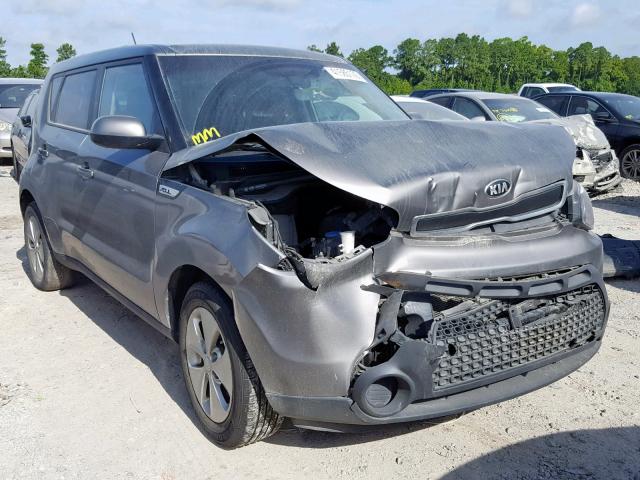 KNDJN2A29G7275417 - 2016 KIA SOUL GRAY photo 1