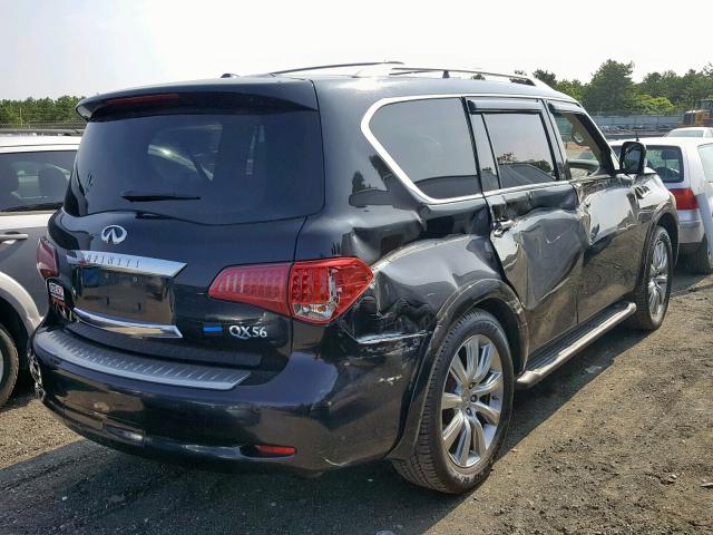 JN8AZ2NC0C9315765 - 2012 INFINITI QX56 BLACK photo 4