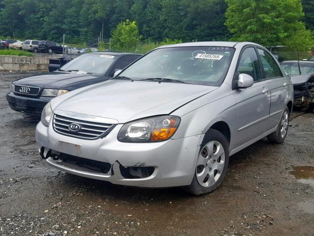 KNAFE221695619213 - 2009 KIA SPECTRA EX SILVER photo 2