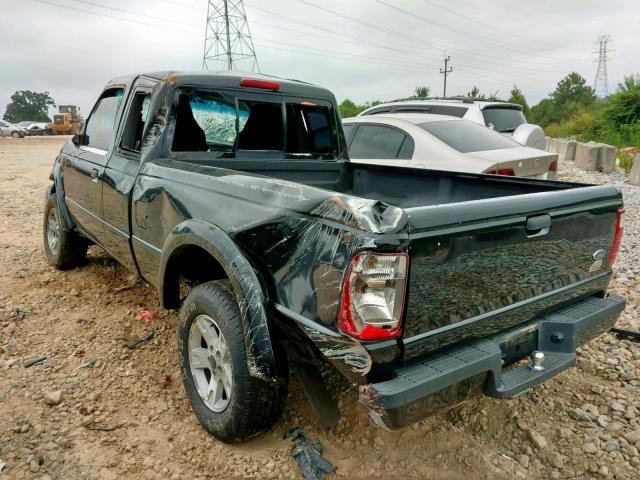 1FTYR14U15PB06368 - 2005 FORD RANGER SUP BLACK photo 3