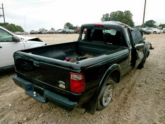 1FTYR14U15PB06368 - 2005 FORD RANGER SUP BLACK photo 4