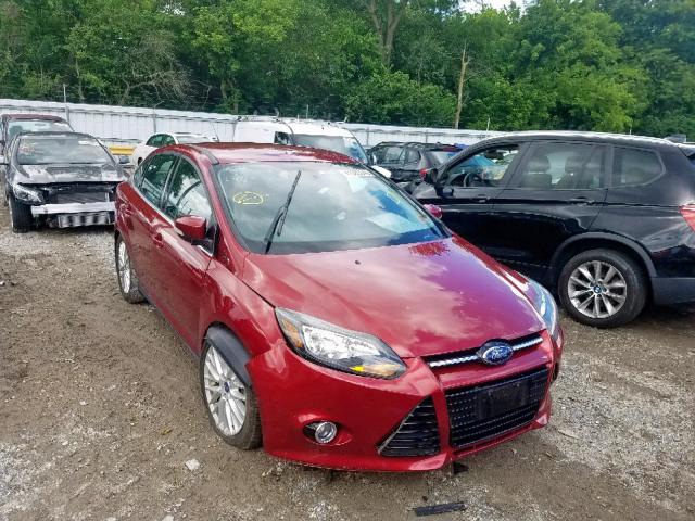 1FADP3J28EL126066 - 2014 FORD FOCUS TITA BURGUNDY photo 1