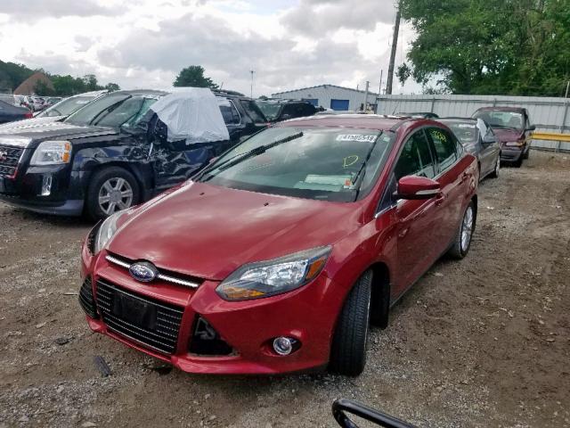 1FADP3J28EL126066 - 2014 FORD FOCUS TITA BURGUNDY photo 2